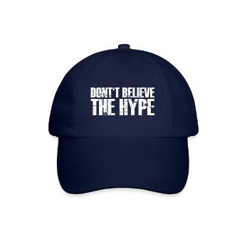 ne croyez pas le * $%! *: blanc - Casquette classique - bleu/bleu - Devant