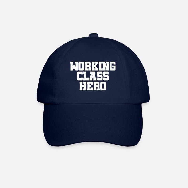 Working Class Hero - Arbeiterschicht Klassenkampf - Baseballkappe - Blau/Blau