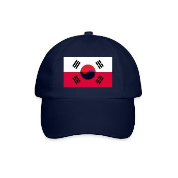Polen Korea - Baseballkappe - Blau/Blau - Vorne