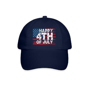 4 juillet - Jour de l’indépendance - Casquette classique - bleu/bleu - Devant