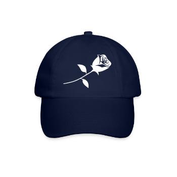 A rose - Baseball Cap - blue/blue - Front