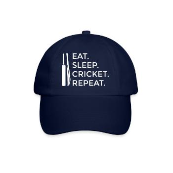 Cricket Team Cricket Gift Cricket Fan Slogan - Baseball Cap - blue/blue - Front