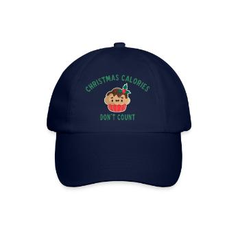 Christmas calories don't count - Casquette classique - bleu/bleu - Devant