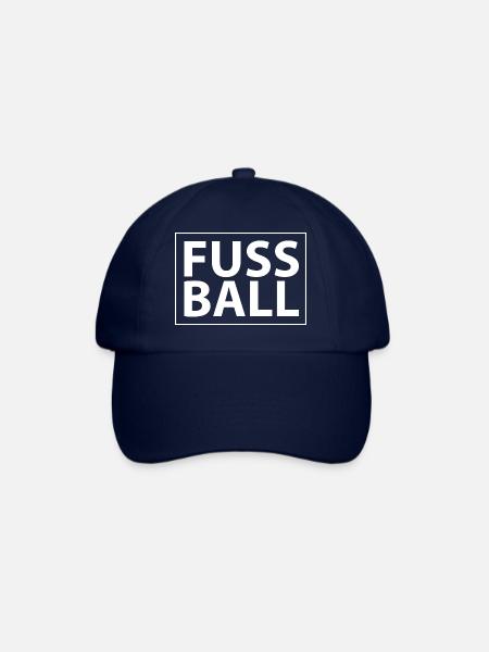 Soccer Fussball - Baseballkappe - Blau/Blau