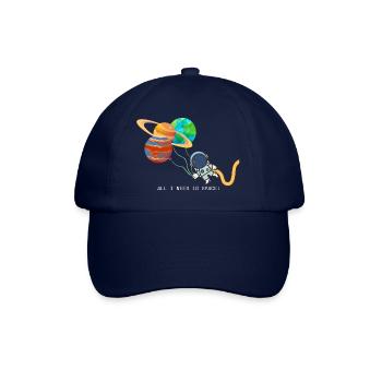 Astronaute - ALL I NEED IS SPACE Space Spaceship - Casquette classique - bleu/bleu - Devant