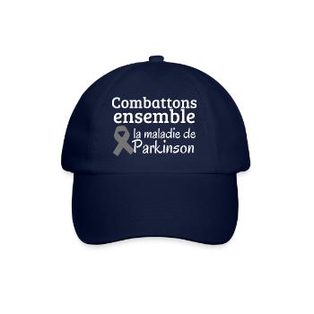 combattons ensemble la maladie de parkinson - Casquette classique - bleu/bleu - Devant