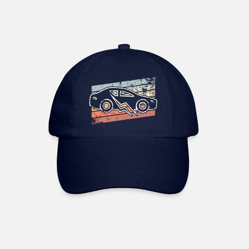 E-car electric car - Baseball Cap - blue/blue