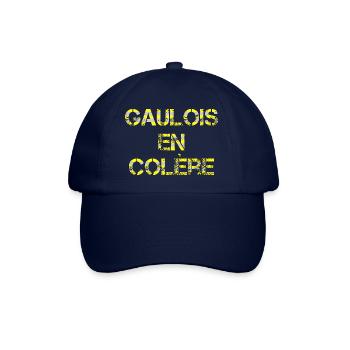 Gaulois en colère - Casquette classique - bleu/bleu - Devant
