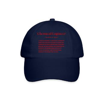 Chemical Engineer Definition - Baseball Cap - blue/blue - Front