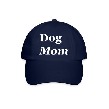 Dog Mom - Baseballkappe - Blau/Blau - Vorne
