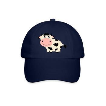 Kuh - Baseballkappe - Blau/Blau - Vorne