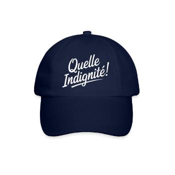 Quelle indignité ! - Casquette classique - bleu/bleu - Devant