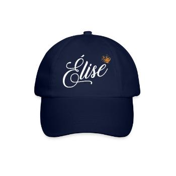 Elise Name for Women Kids Toddlers - Elise Custom - Baseball Cap - blue/blue - Front