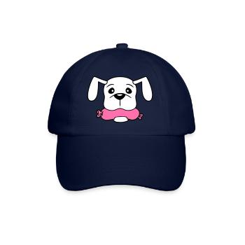 Chien Saucisse Bouche Faim Nourriture Mange Saucisses Sucré - Casquette classique - bleu/bleu - Devant