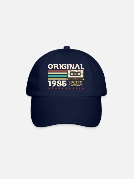 40ème Anniversaire Cassette Original Avril Vintage 85 - Casquette classique - bleu/bleu