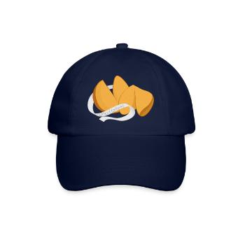 Biscuits de fortune chinois avec bannière pour la chance - Casquette classique - bleu/bleu - Devant