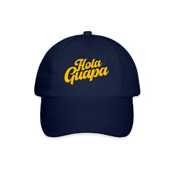 Hola Guapa - Minimalist Spanish Summer Vibes - Baseballkappe - Blau/Blau - Vorne