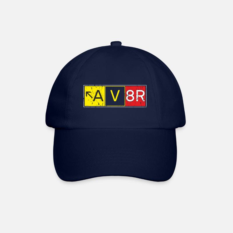 AV8R | AVIATOR aviateurs, pilotes - Casquette classique - bleu/bleu
