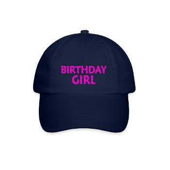 Fille d’anniversaire - Casquette classique - bleu/bleu - Devant