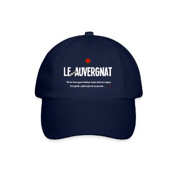 Le fils de l'auvergnat / Auvergne - Casquette classique - bleu/bleu - Devant