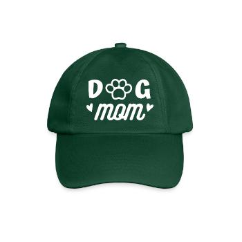 Dog Mom 🐶💕 - Baseball Cap - bottle green - Front