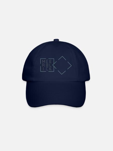 Meerblick - Baseballkappe - Blau/Blau