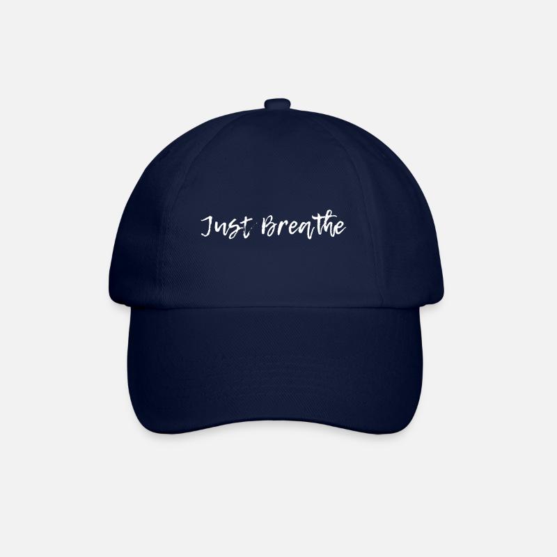 Just Breathe - Baseball Cap - blue/blue