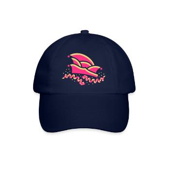 Fool's cap with streamers - Baseball Cap - blue/blue - Front