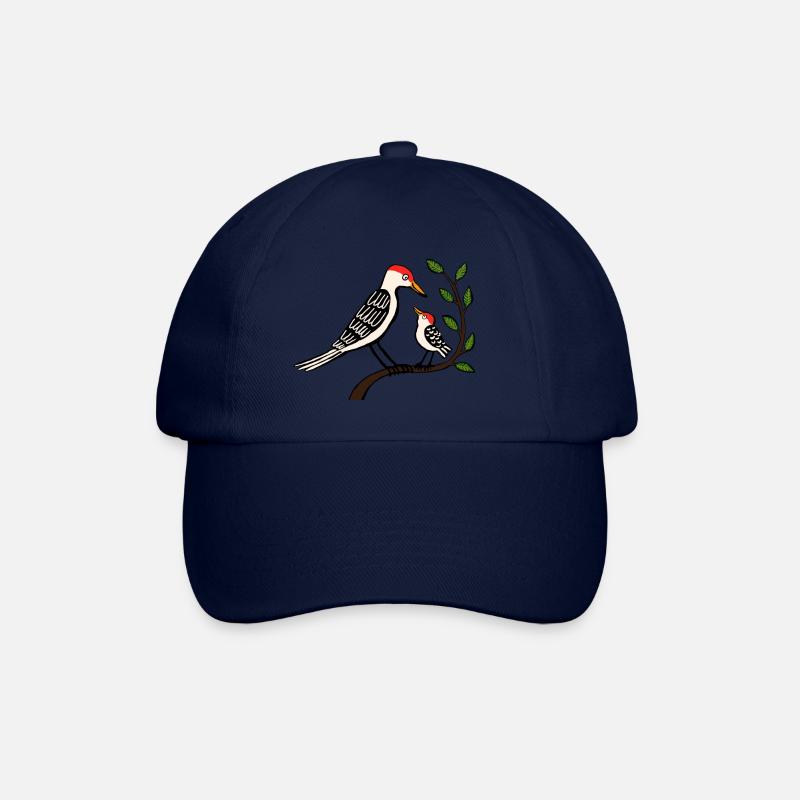 Vater und Sohn Specht - Baseballkappe - Blau/Blau