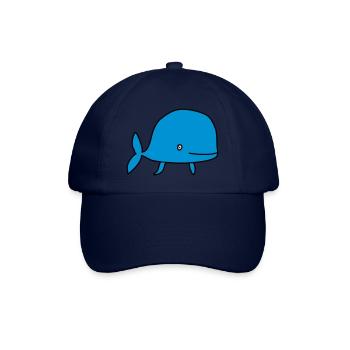Whale / Wal / Baleine /Baby / Bébé / Birth [S] - Baseball Cap - blue/blue - Front