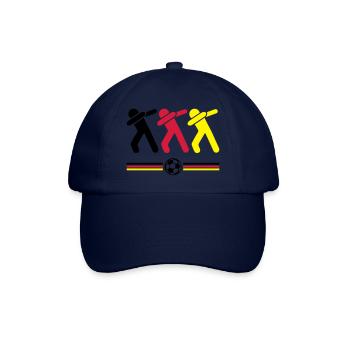 dabbing deutschland fussball - Baseballkappe - Blau/Blau - Vorne