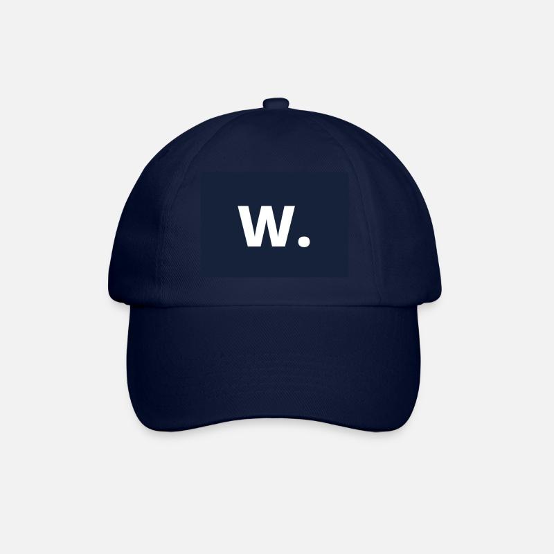 W.. - Baseballkappe - Blau/Blau