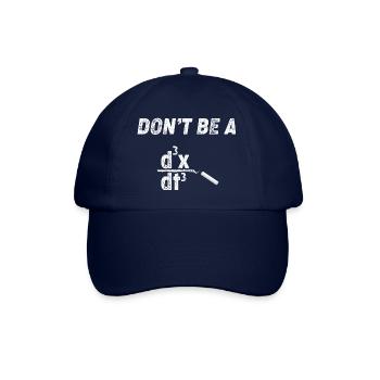 Math Teacher Calculate don't be a - Baseballkappe - Blau/Blau - Vorne