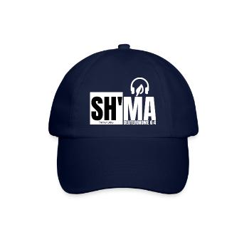 SH'MA -(blanc) - Deut/6:4 - Casquette classique - bleu/bleu - Devant