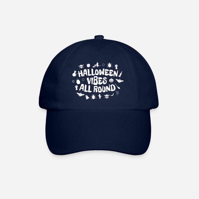 Halloween vibes all round - Baseball Cap - blue/blue