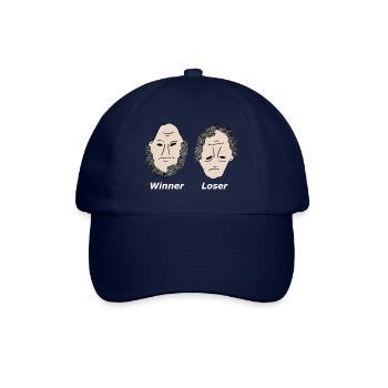Winner Loser white - Baseball Cap - blue/blue - Front