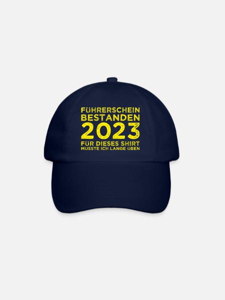 Führerschein 2023 bestanden - Baseballkappe - Blau/Blau