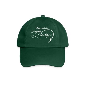 A la pêche - Casquette classique - vert bouteille - Devant