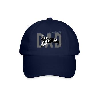 German Shepherd Dog Dad - Baseballkappe - Blau/Blau - Vorne