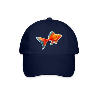 Goldfisch Nr.1 - Baseballkappe - Blau/Blau - Vorne