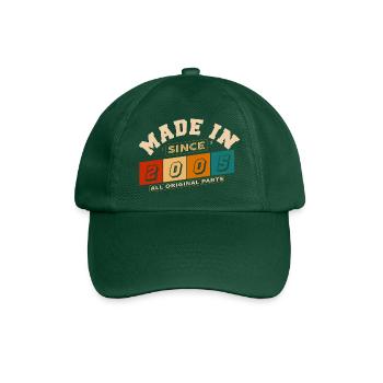 Made in 2005 Anniversary 19 Years - Baseball Cap - bottle green - Front