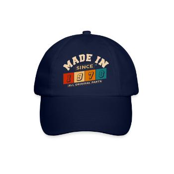 Made in 1978 anniversaire 46 ans - Casquette classique - bleu/bleu - Devant