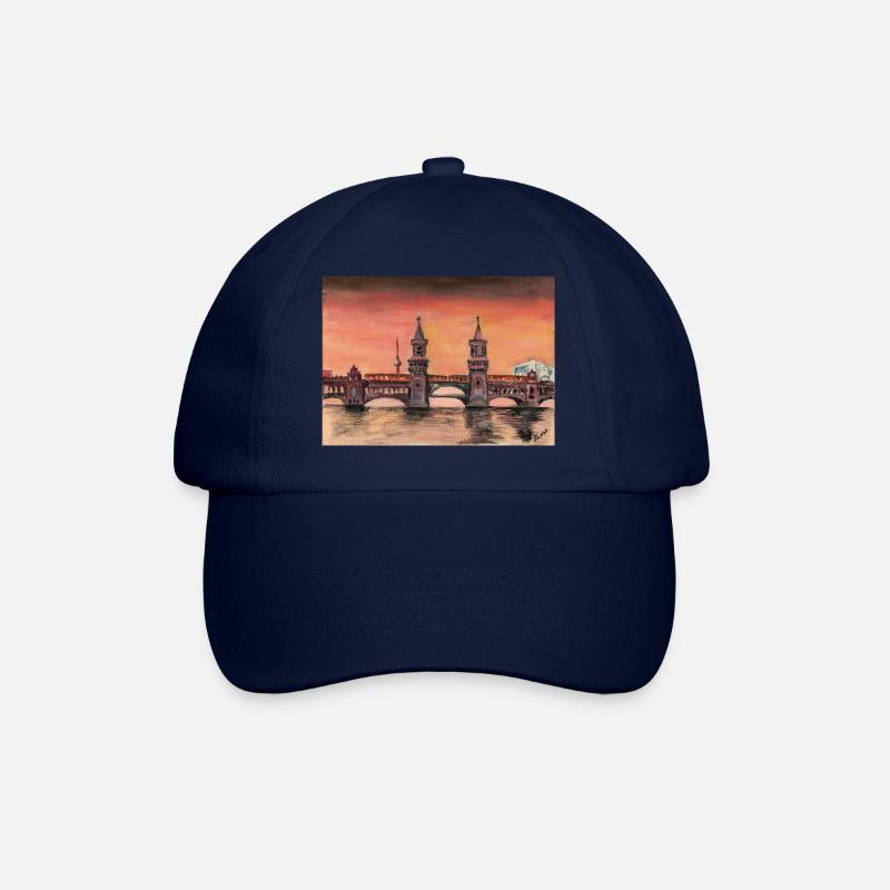 Oberbaum Bridge - Baseball Cap - blue/blue