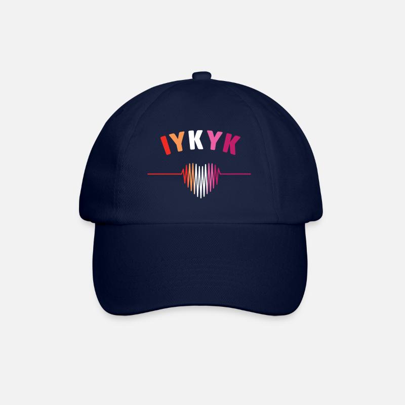 LGBT Pride Monat - IYKYK Lesbe - Baseballkappe - Blau/Blau