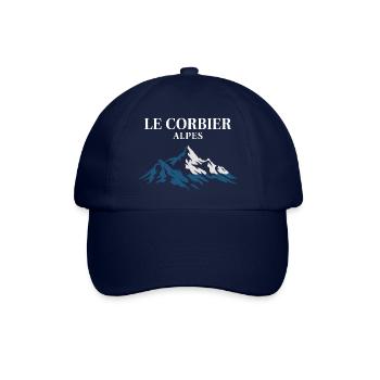 Le Corbier - Alpes - Casquette classique - bleu/bleu - Devant