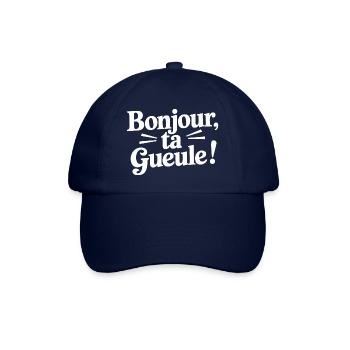 Bonjour ta gueule - Casquette classique - bleu/bleu - Devant