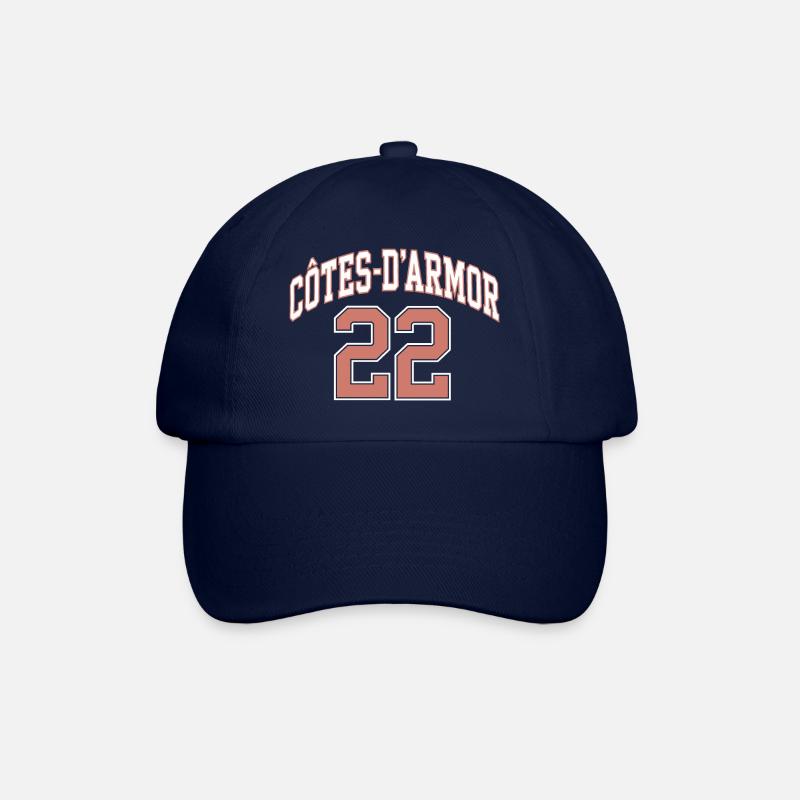 Côtes-d'Armor 22 - Casquette classique - bleu/bleu