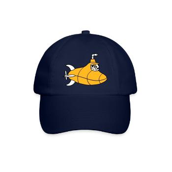 U-Boot Vogel Ente Kapitän Küken Süß Comic Cartoon - Baseballkappe - Blau/Blau - Vorne