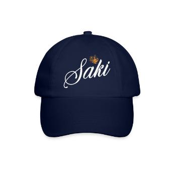 Saki Nom personnalisé pour femmes enfants bambins - Saki - Casquette classique - bleu/bleu - Devant