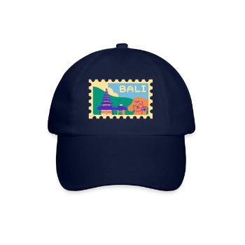 Dessin animé d’INDONET à Bali - Casquette classique - bleu/bleu - Devant